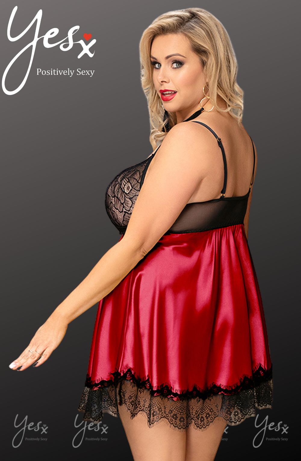 Vibrators, Sex Toy Kits and Sex Toys at Cloud9Adults - YesX YX832Q Babydoll & Blindfold - Buy Sex Toys Online