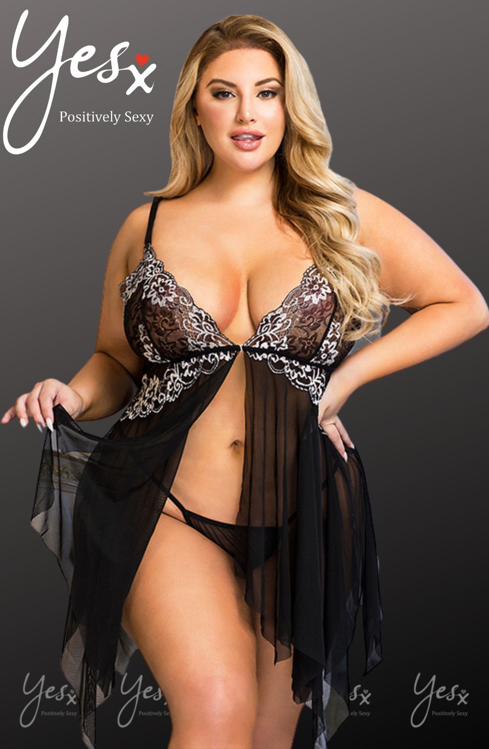 Vibrators, Sex Toy Kits and Sex Toys at Cloud9Adults - YesX YX836Q Babydoll Set - Buy Sex Toys Online
