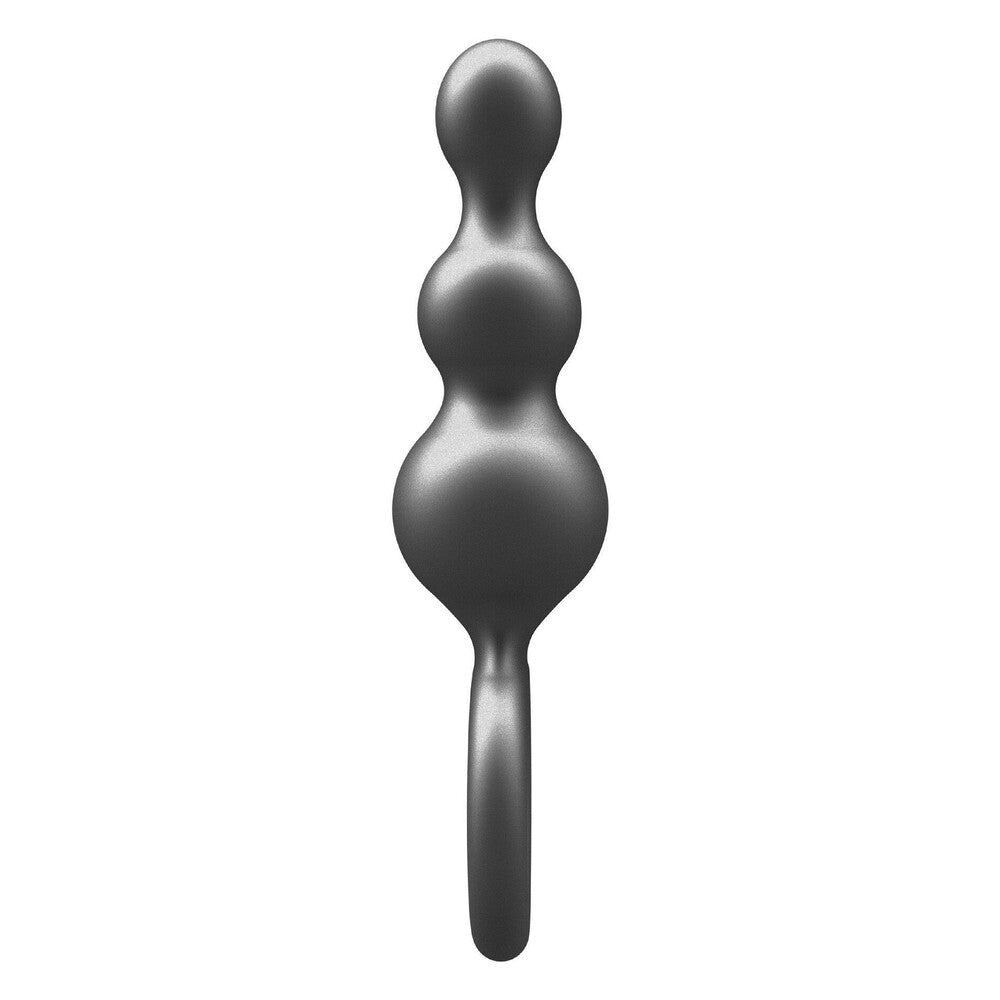 Vibrators, Sex Toy Kits and Sex Toys at Cloud9Adults - ToyJoy Buttocks The Stuffer 3 Balls Metallic Silicone Plug - Buy Sex Toys Online