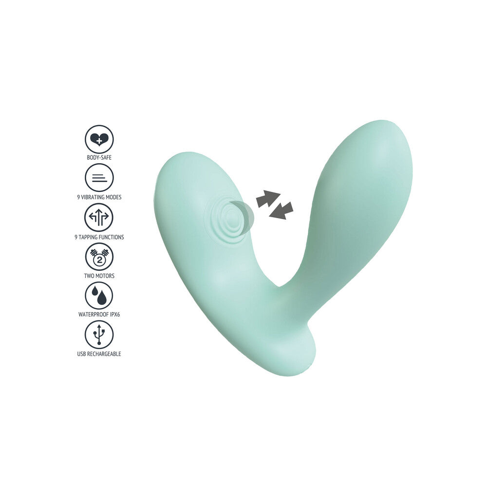 Vibrators, Sex Toy Kits and Sex Toys at Cloud9Adults - Xocoon DuoVibe II Tapping Vibrator - Buy Sex Toys Online