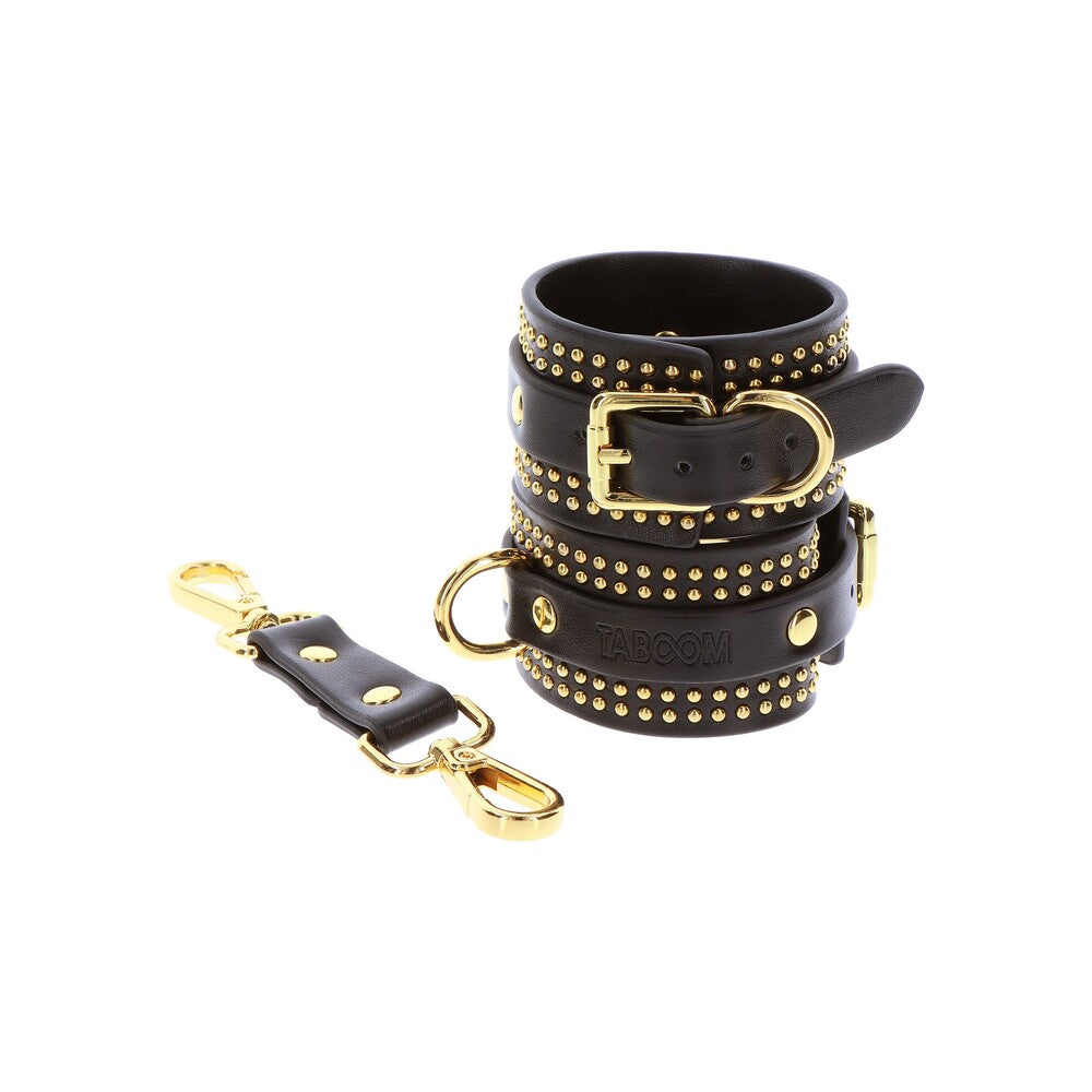 Vibrators, Sex Toy Kits and Sex Toys at Cloud9Adults - Taboom Vogue Studded Ankle Cuffs Set - Buy Sex Toys Online