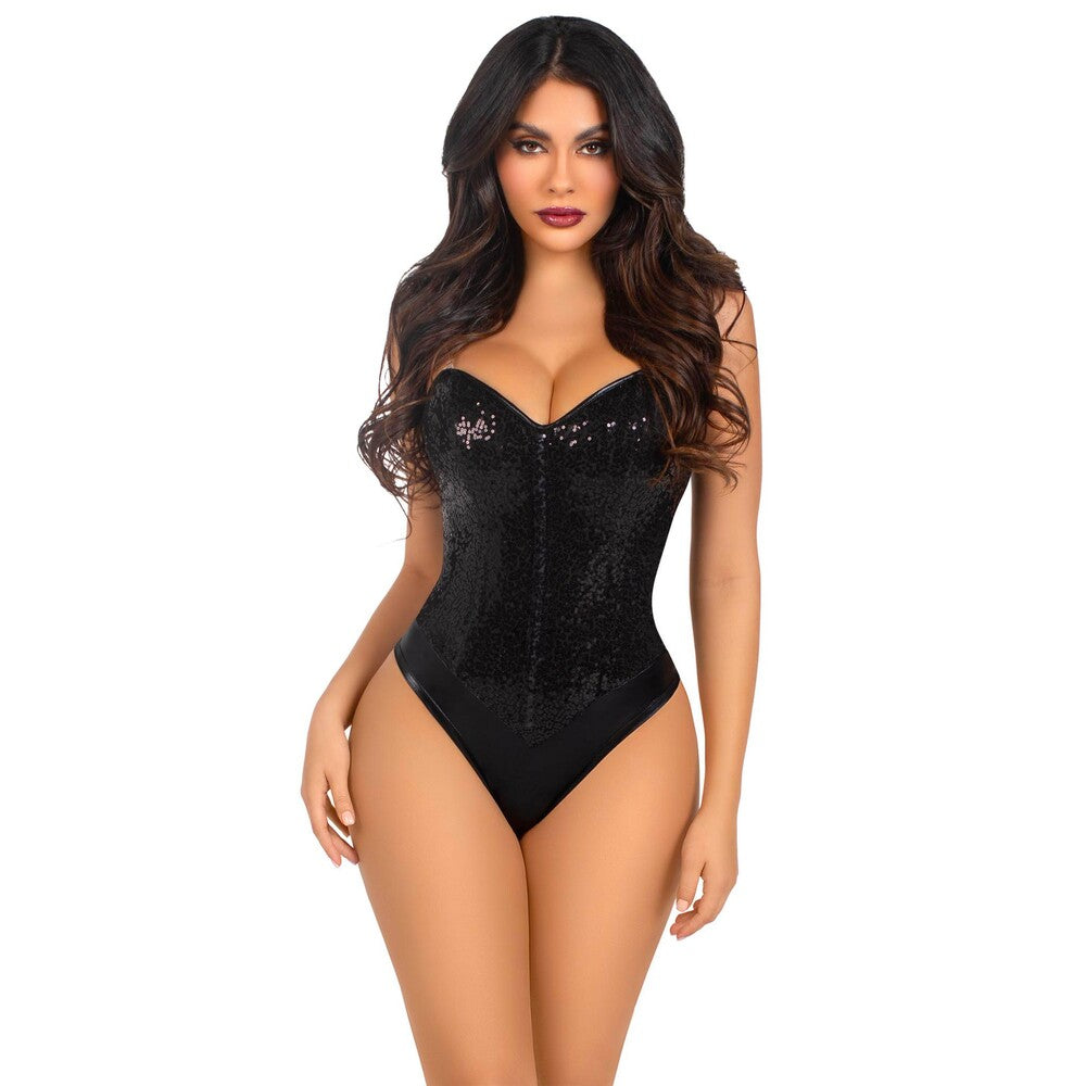 Vibrators, Sex Toy Kits and Sex Toys at Cloud9Adults - Leg Avenue Sequin Bodysuit - Buy Sex Toys Online