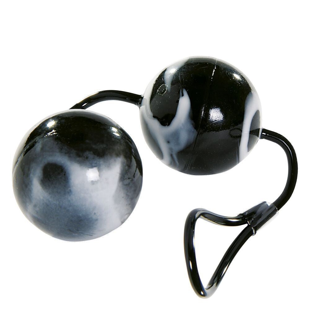 Vibrators, Sex Toy Kits and Sex Toys at Cloud9Adults - Duo Balls Black And White - Buy Sex Toys Online