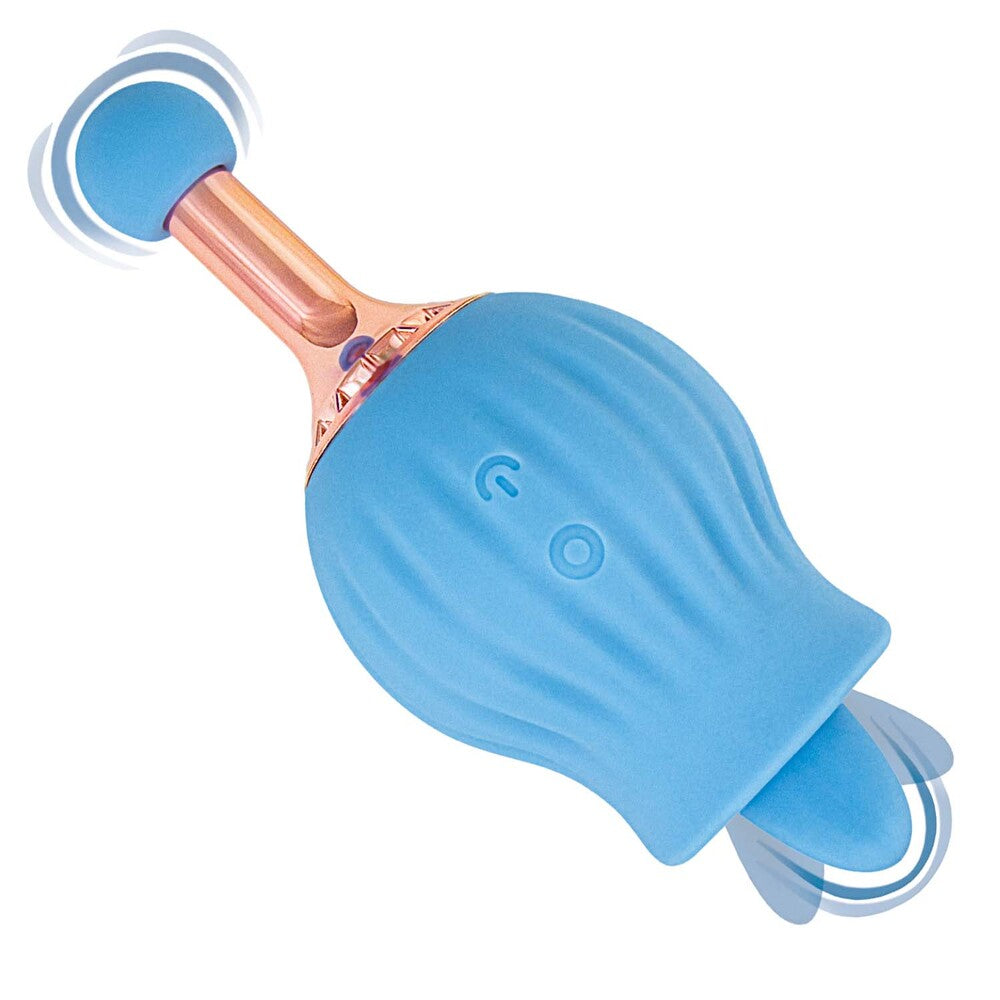 Vibrators, Sex Toy Kits and Sex Toys at Cloud9Adults - ClitTastic Rose Bud Dual Massager Rechargeable - Buy Sex Toys Online