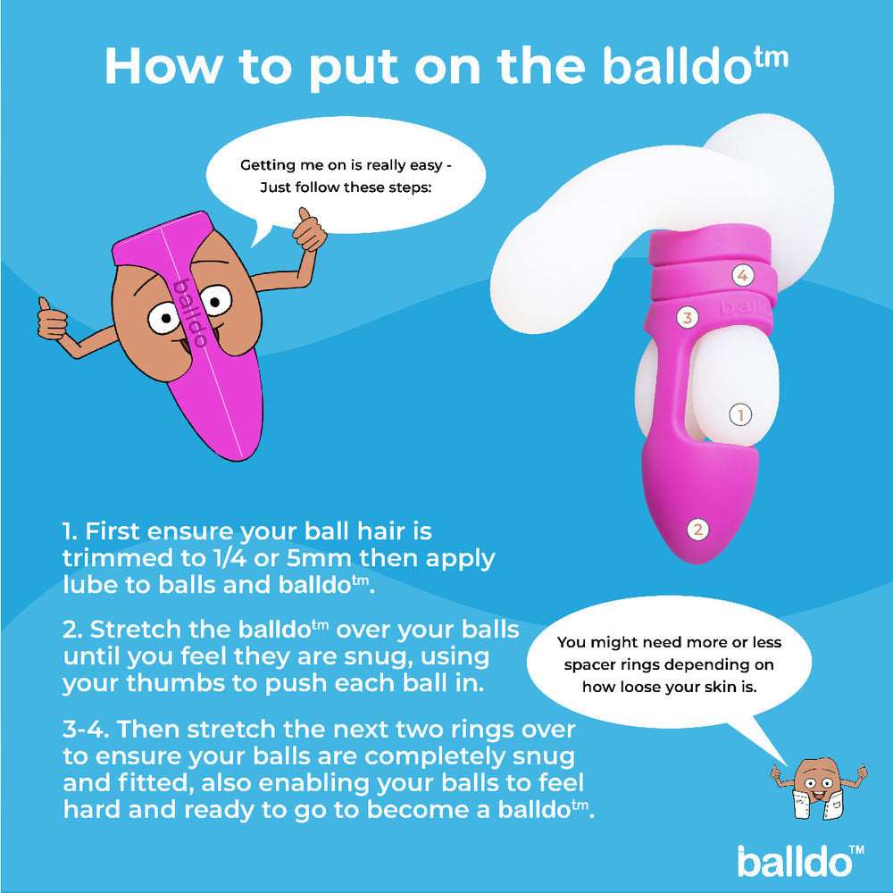 Vibrators, Sex Toy Kits and Sex Toys at Cloud9Adults - Balldo The Worlds First Ball Dildo Purple - Buy Sex Toys Online