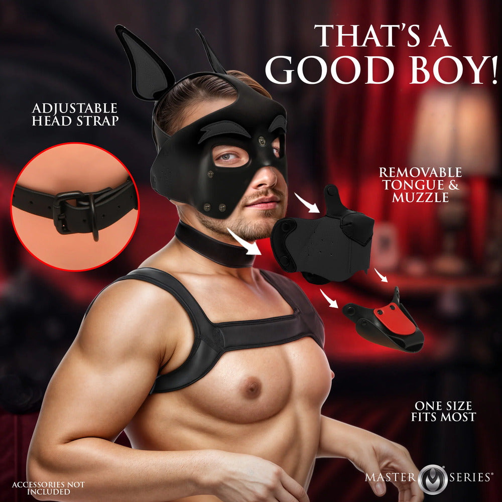 Vibrators, Sex Toy Kits and Sex Toys at Cloud9Adults - Master Series Alpha Dog Pup Hood - Buy Sex Toys Online