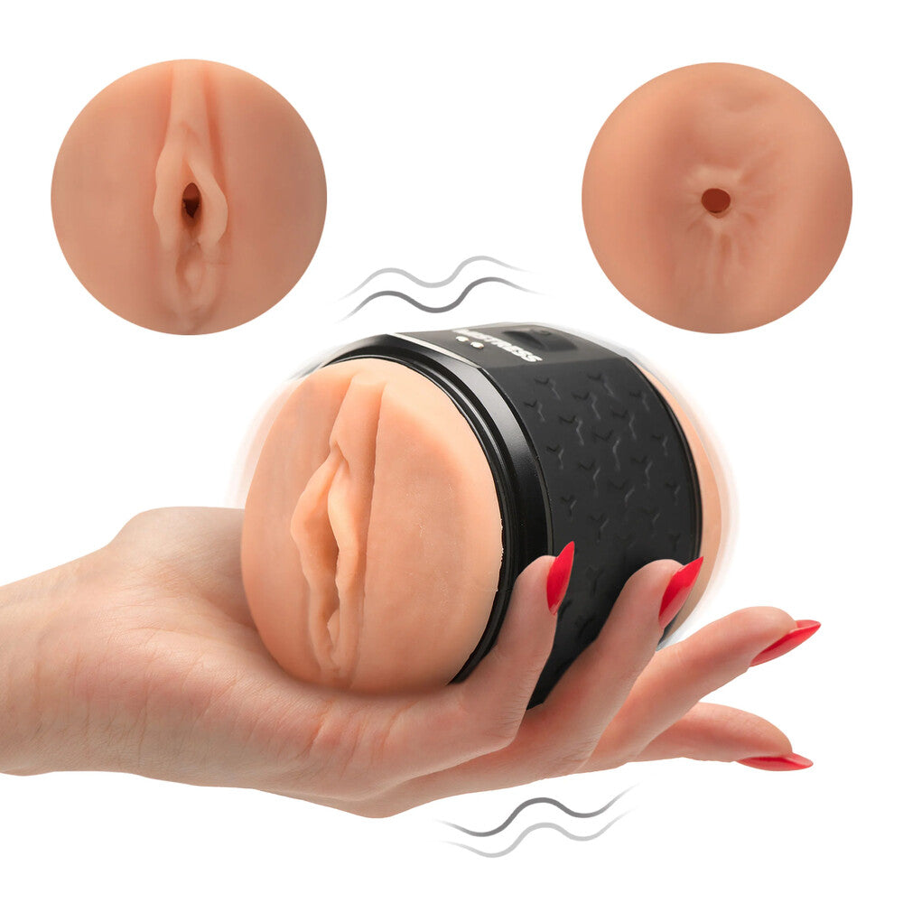 Vibrators, Sex Toy Kits and Sex Toys at Cloud9Adults - Mistress Vibrating Double Shot Pussy and Ass - Buy Sex Toys Online