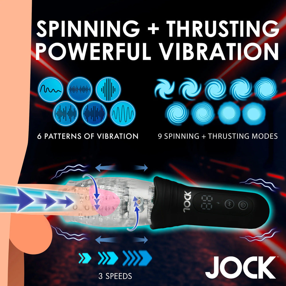 Vibrators, Sex Toy Kits and Sex Toys at Cloud9Adults - Jock Spinning Thursting and Vibrating Masturbator - Buy Sex Toys Online