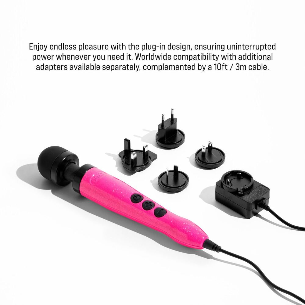 Vibrators, Sex Toy Kits and Sex Toys at Cloud9Adults - Doxy Die Cast Wand Massager 3 HOT PINK - Buy Sex Toys Online