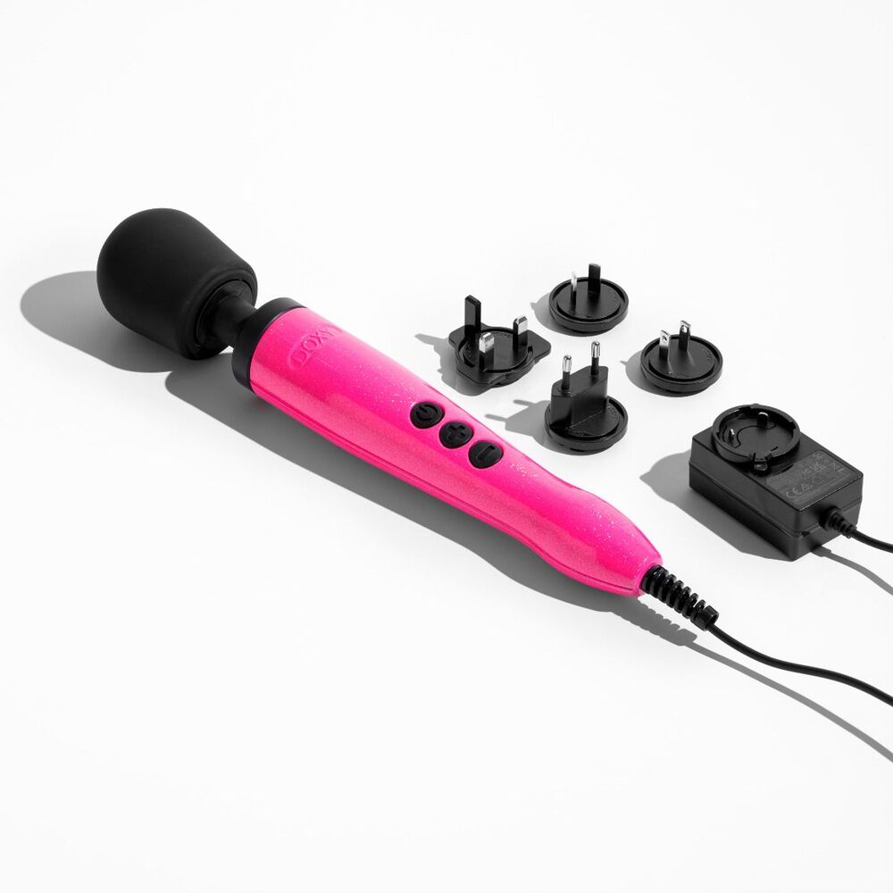 Vibrators, Sex Toy Kits and Sex Toys at Cloud9Adults - Doxy Die Cast Wand Massager HOT PINK - Buy Sex Toys Online