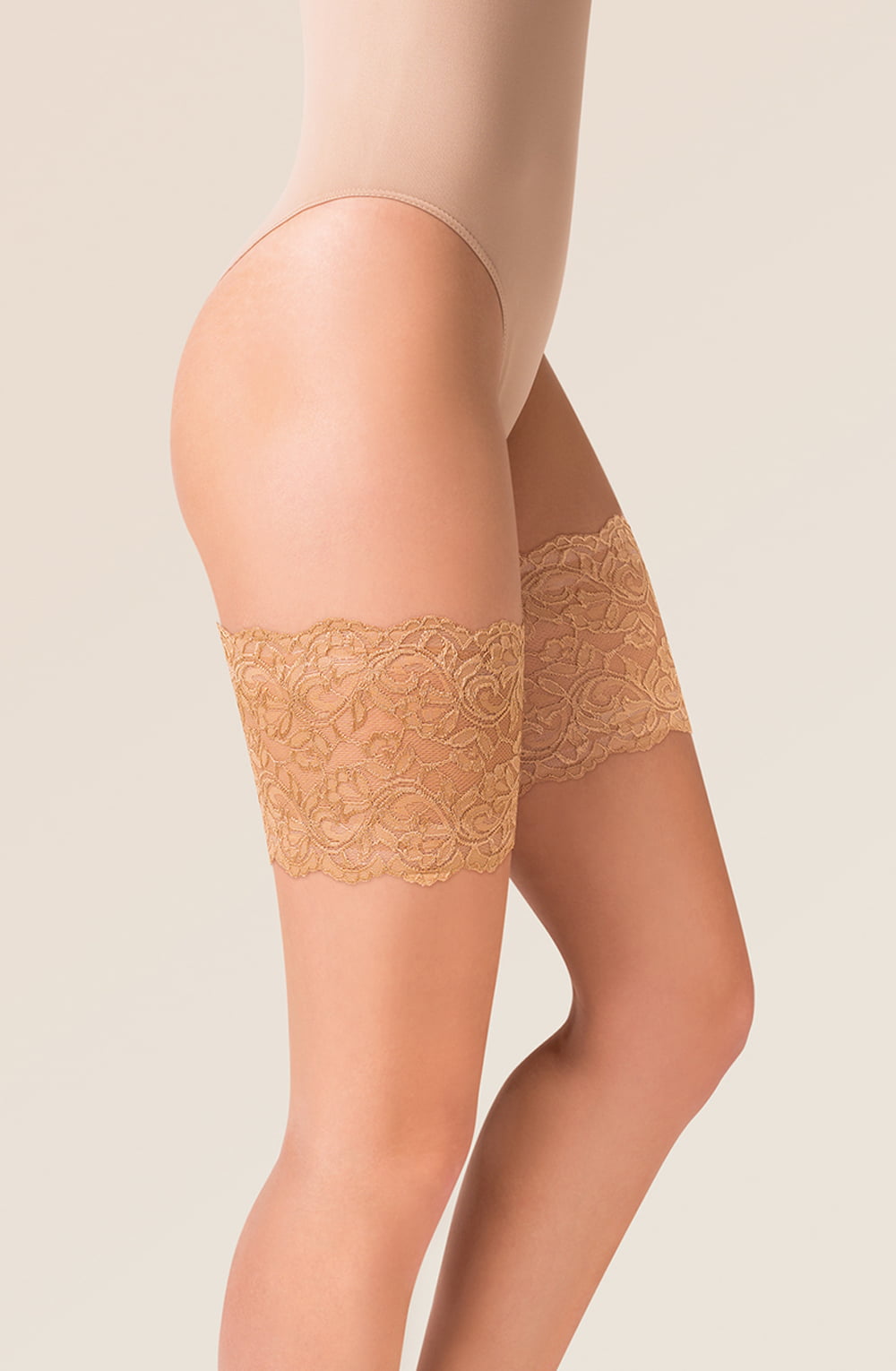 Vibrators, Sex Toy Kits and Sex Toys at Cloud9Adults - Gabriella Satin Thigh Band 510 Beige - Buy Sex Toys Online