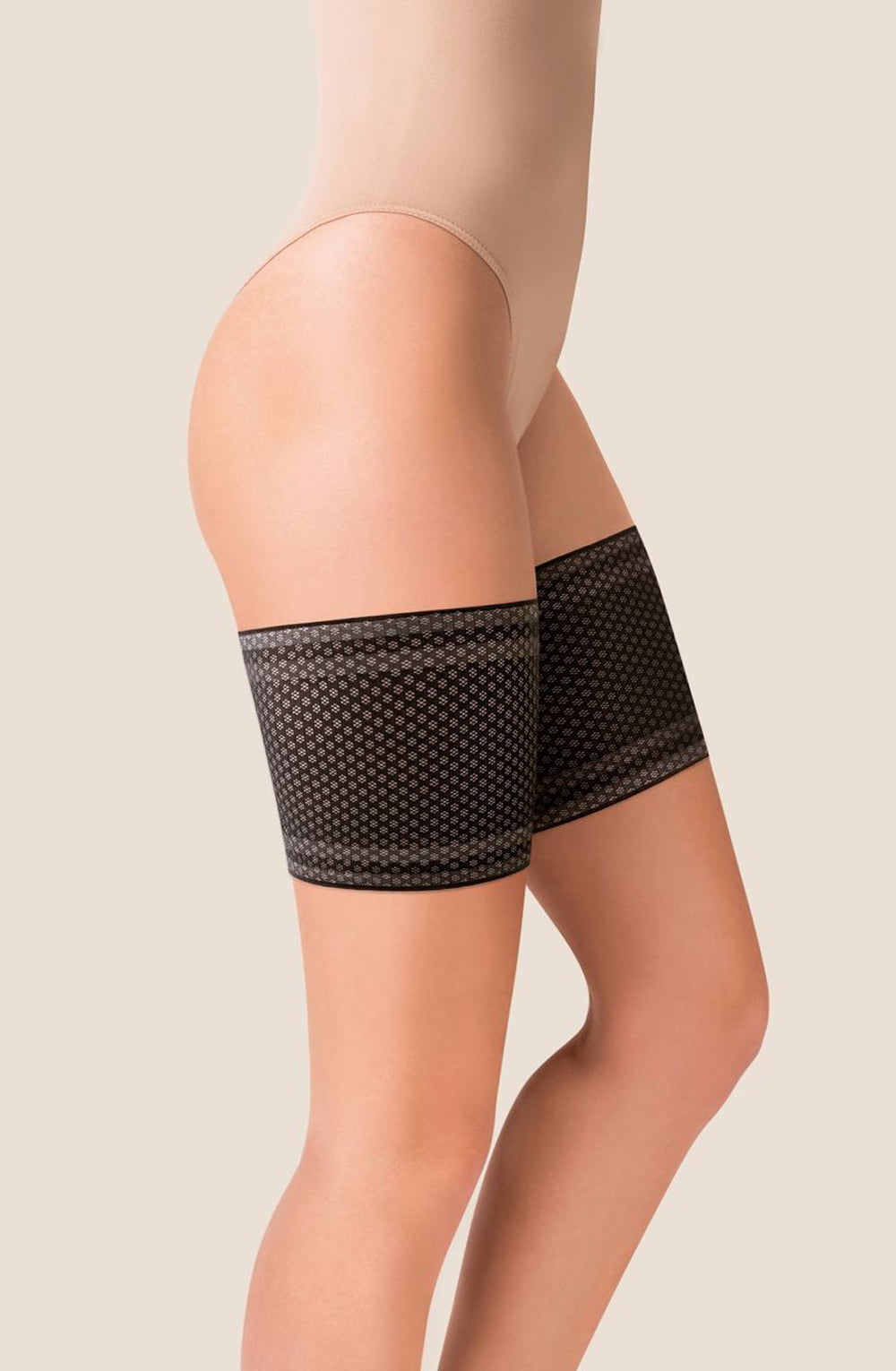 Vibrators, Sex Toy Kits and Sex Toys at Cloud9Adults - Gabriella Mesh Thigh Band 511 Beige - Buy Sex Toys Online