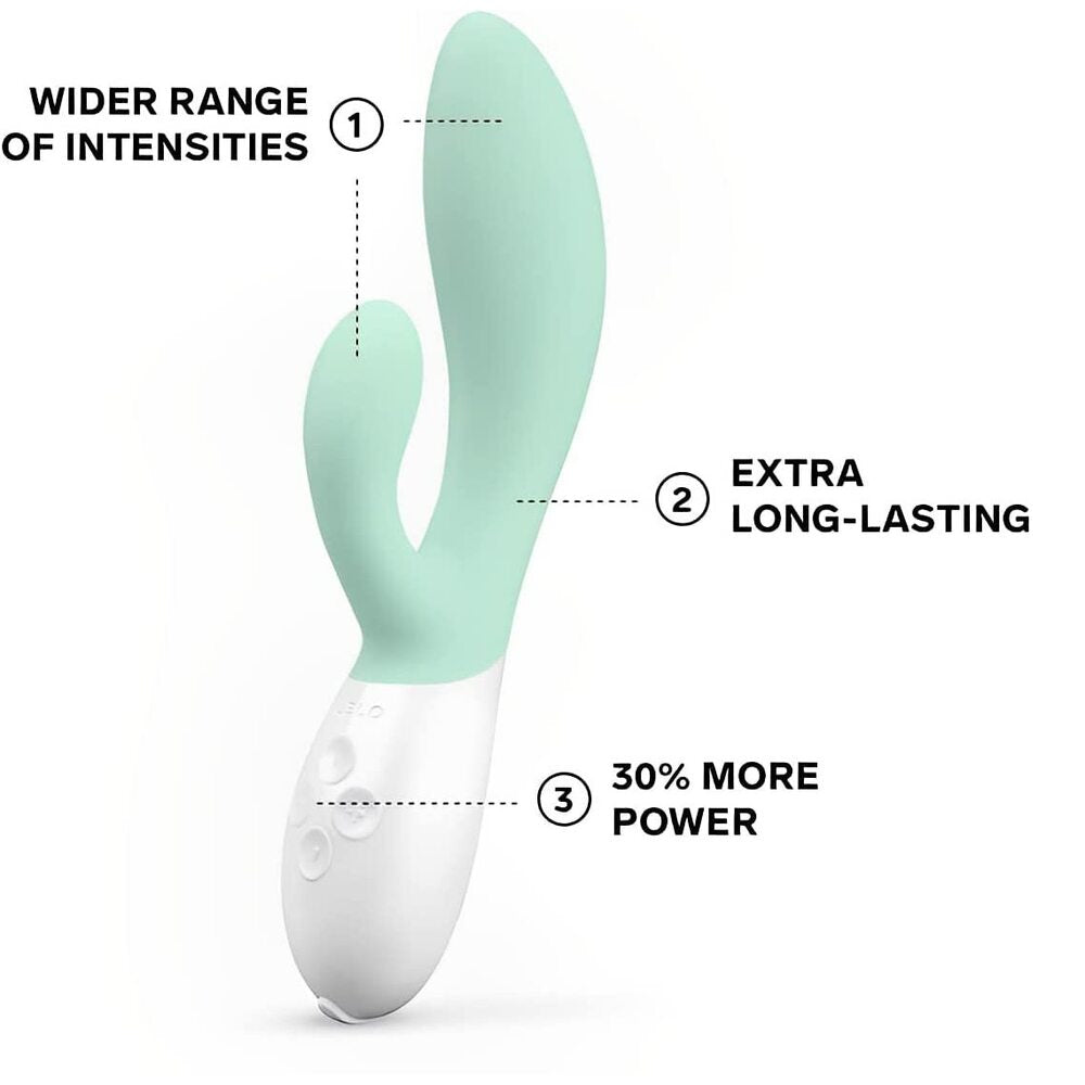 Vibrators, Sex Toy Kits and Sex Toys at Cloud9Adults - Lelo Ina 3 Dual Action Massager Seaweed - Buy Sex Toys Online