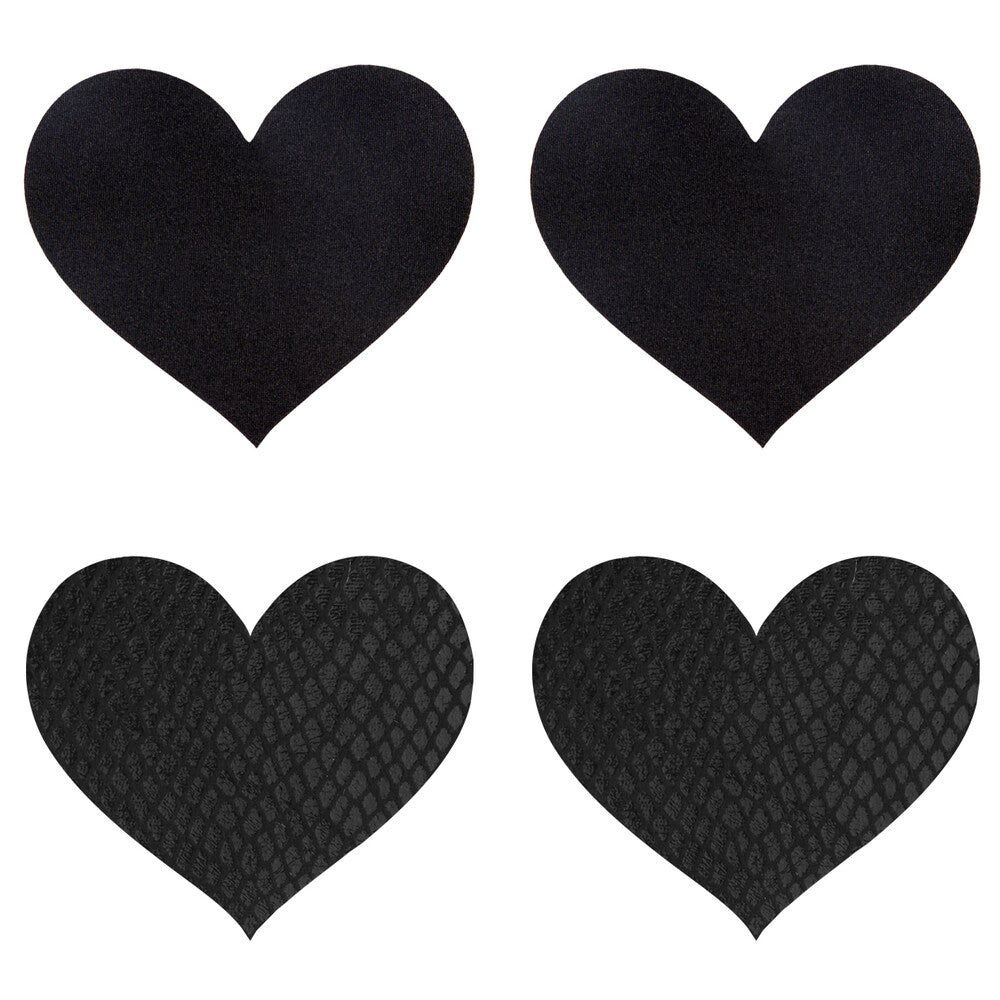 Vibrators, Sex Toy Kits and Sex Toys at Cloud9Adults - Peekaboo Pasties Black Hearts - Buy Sex Toys Online