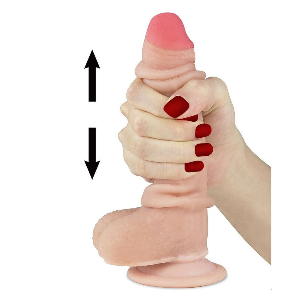 Vibrators, Sex Toy Kits and Sex Toys at Cloud9Adults - Lovetoy Sliding Skin Dildo 7 Inch - Buy Sex Toys Online