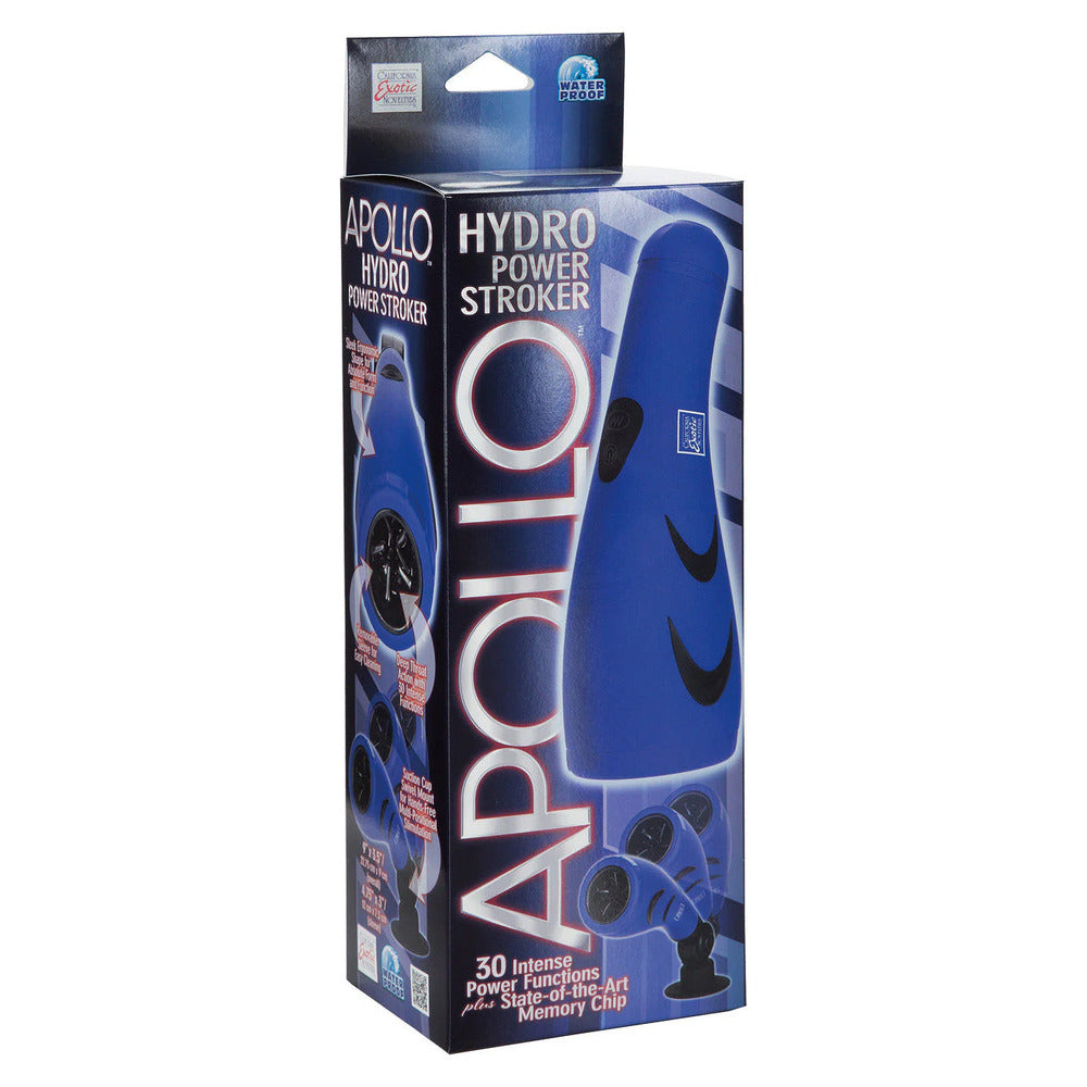 Vibrators, Sex Toy Kits and Sex Toys at Cloud9Adults - CalExotics Hydro Power Stroker Blue - Buy Sex Toys Online