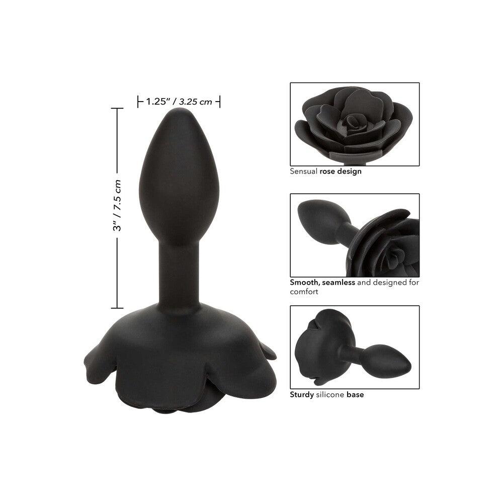 Vibrators, Sex Toy Kits and Sex Toys at Cloud9Adults - CalExotics Forbidden Small Rose Anal Plug - Buy Sex Toys Online