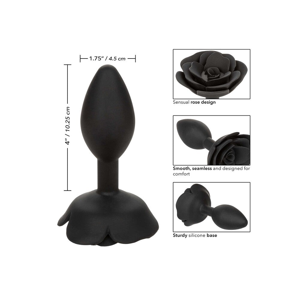 Vibrators, Sex Toy Kits and Sex Toys at Cloud9Adults - CalExotics Forbidden Large Rose Anal Plug - Buy Sex Toys Online