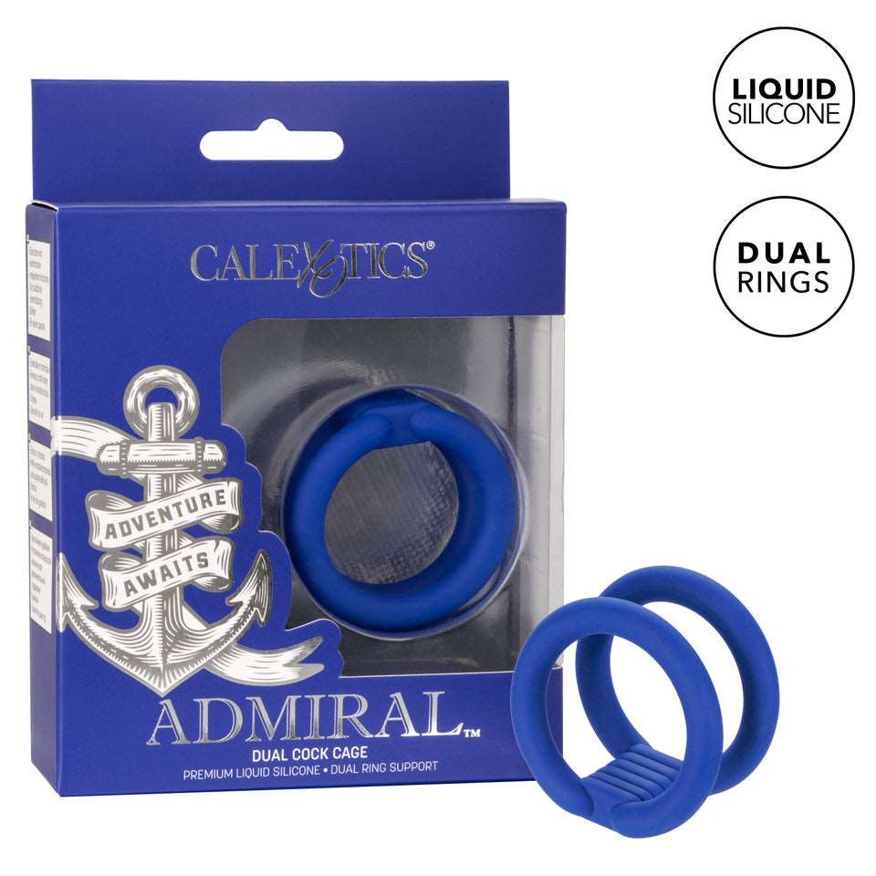 Vibrators, Sex Toy Kits and Sex Toys at Cloud9Adults - Admiral Dual Cock Cage - Buy Sex Toys Online