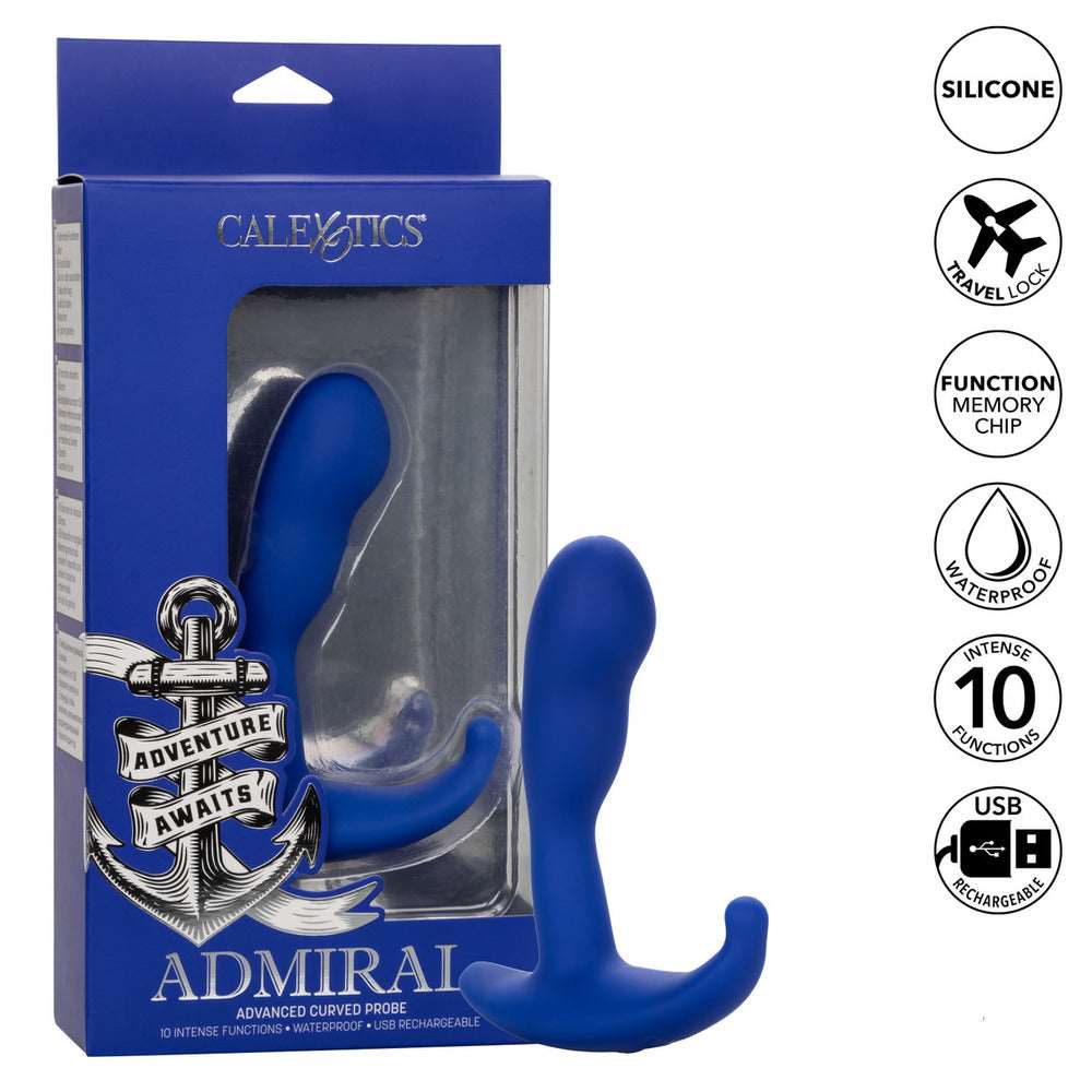 Vibrators, Sex Toy Kits and Sex Toys at Cloud9Adults - Admiral Advanced Curved Probe - Buy Sex Toys Online