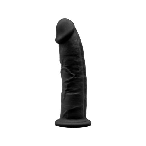 Vibrators, Sex Toy Kits and Sex Toys at Cloud9Adults - SilexD 6 inch Realistic Silicone Dual Density Dildo with Suction Cup Black - Buy Sex Toys Online