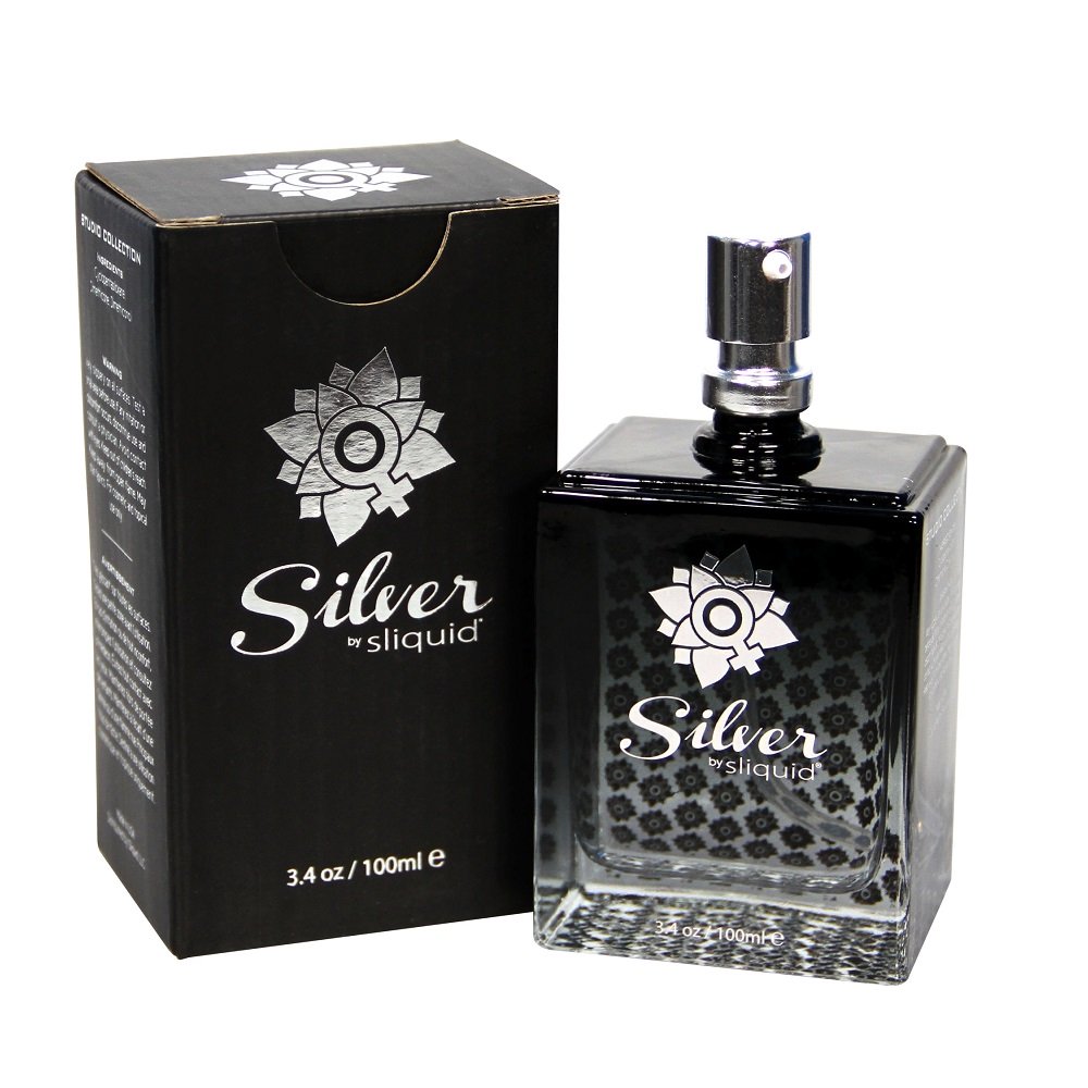 Vibrators, Sex Toy Kits and Sex Toys at Cloud9Adults - Sliquid Naturals Silver Studio Collection Silicone Lubricant-100ml - Buy Sex Toys Online