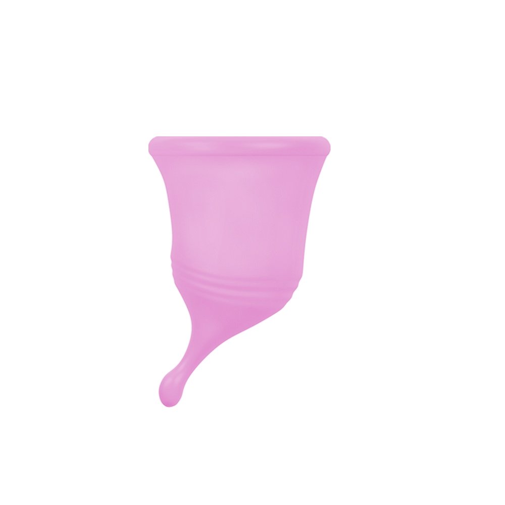 Vibrators, Sex Toy Kits and Sex Toys at Cloud9Adults - Femintimate Eve Menstrual Cup with Curved Stem Large - Buy Sex Toys Online