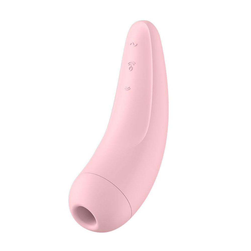 Vibrators, Sex Toy Kits and Sex Toys at Cloud9Adults - Satisfyer App Enabled Curvy 2 Plus Clitoral Massager Pink - Buy Sex Toys Online