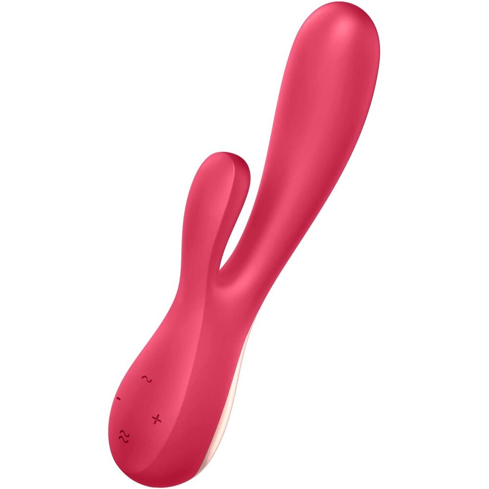 Vibrators, Sex Toy Kits and Sex Toys at Cloud9Adults - Satisfyer App Enabled Mono Flex Rabbit Vibrator Red - Buy Sex Toys Online