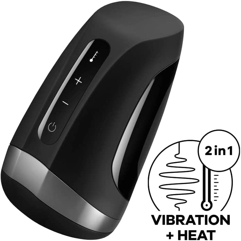 Vibrators, Sex Toy Kits and Sex Toys at Cloud9Adults - Satisfyer Men Heat And Vibration Masturbator - Buy Sex Toys Online