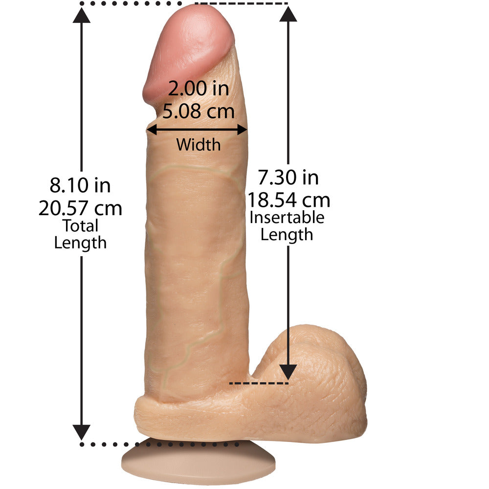 Vibrators, Sex Toy Kits and Sex Toys at Cloud9Adults - The Realistic Cock 8 Inch Dildo Flesh Pink - Buy Sex Toys Online