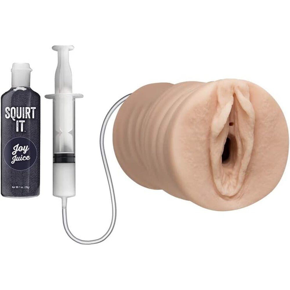 Vibrators, Sex Toy Kits and Sex Toys at Cloud9Adults - Squirting Pussy Stroker with Joy Juice Vanilla - Buy Sex Toys Online