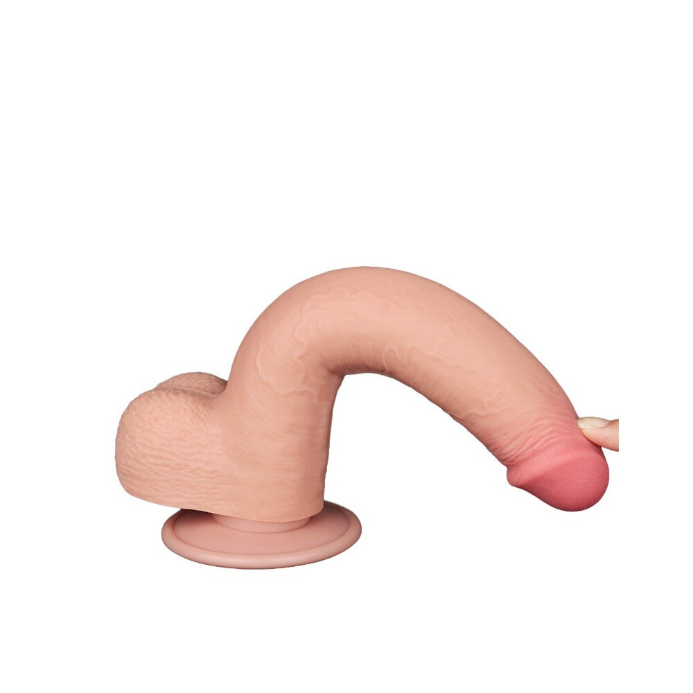 Vibrators, Sex Toy Kits and Sex Toys at Cloud9Adults - Lovetoy Sliding Easy Bend Skin Dildo 9 Inch - Buy Sex Toys Online