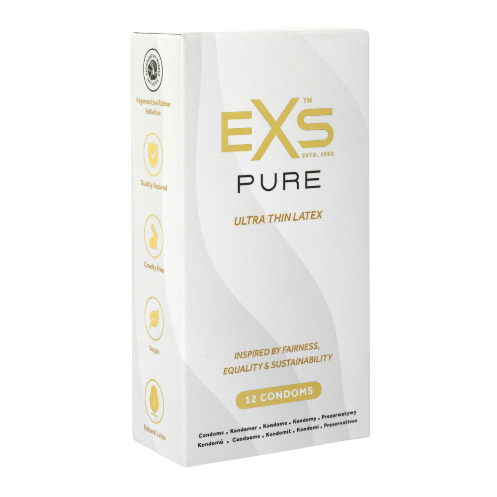 Vibrators, Sex Toy Kits and Sex Toys at Cloud9Adults - EXS Pur Ultra Thin Latex Condoms 12 Pack - Buy Sex Toys Online