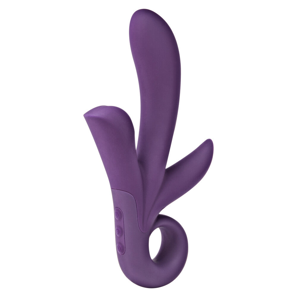 Vibrators, Sex Toy Kits and Sex Toys at Cloud9Adults - ToyJoy Trinity Triple Pleasure Vibrator Purple - Buy Sex Toys Online