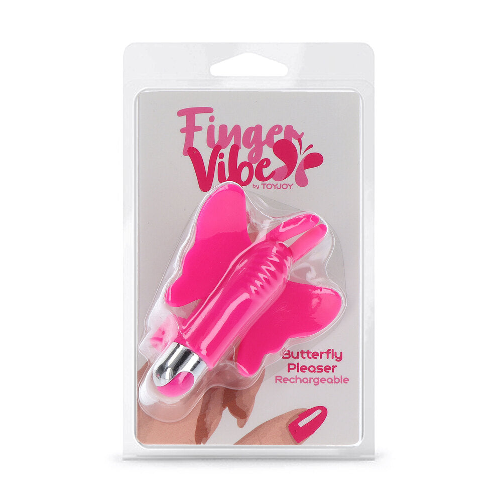 Vibrators, Sex Toy Kits and Sex Toys at Cloud9Adults - ToyJoy Butterfly Pleaser Rechargeable Finger Vibe - Buy Sex Toys Online