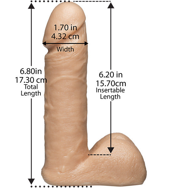 Vibrators, Sex Toy Kits and Sex Toys at Cloud9Adults - VacULock 6 Inch Realistic Dildo Attachment - Buy Sex Toys Online