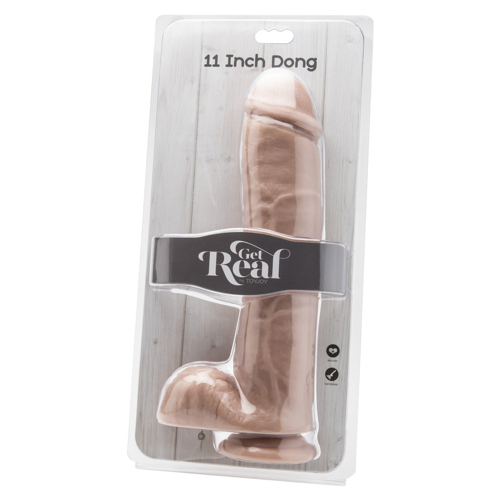 Vibrators, Sex Toy Kits and Sex Toys at Cloud9Adults - ToyJoy Get Real 11 Inch Dong With Balls Flesh Pink - Buy Sex Toys Online