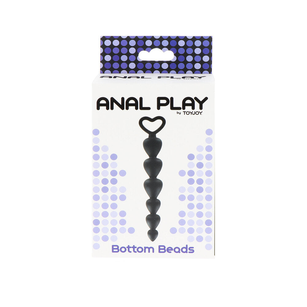 Vibrators, Sex Toy Kits and Sex Toys at Cloud9Adults - ToyJoy Anal Play Bottom Beads Black - Buy Sex Toys Online