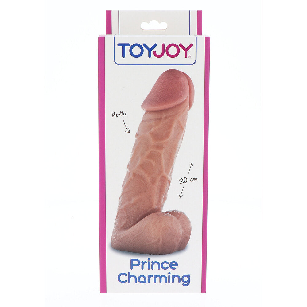 Vibrators, Sex Toy Kits and Sex Toys at Cloud9Adults - ToyJoy Prince Charming Life Like 20cm Dildo - Buy Sex Toys Online