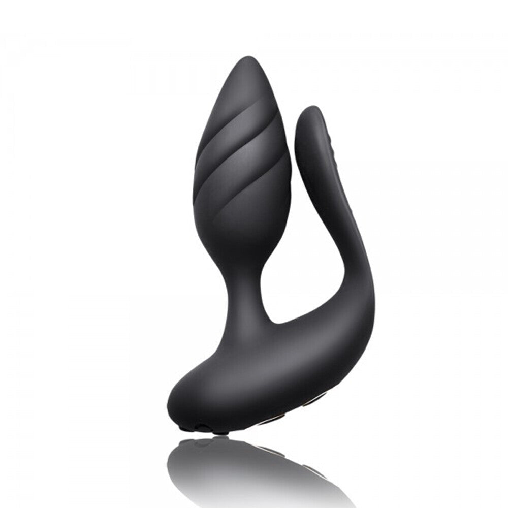 Vibrators, Sex Toy Kits and Sex Toys at Cloud9Adults - Rocks Off Cocktail Remote Control Couples Vibe Black - Buy Sex Toys Online