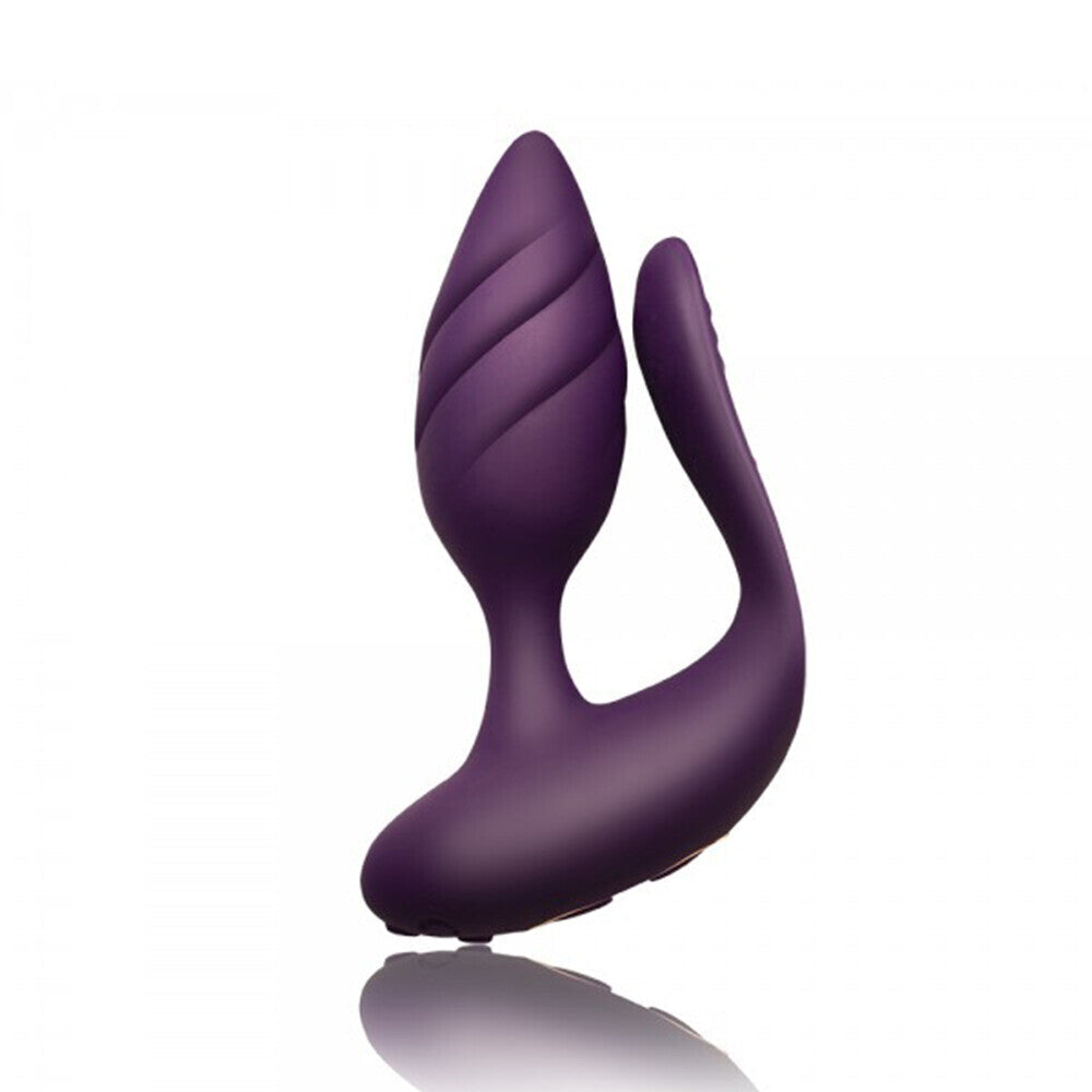 Vibrators, Sex Toy Kits and Sex Toys at Cloud9Adults - Rocks Off Cocktail Remote Control Couples Vibe Purple - Buy Sex Toys Online