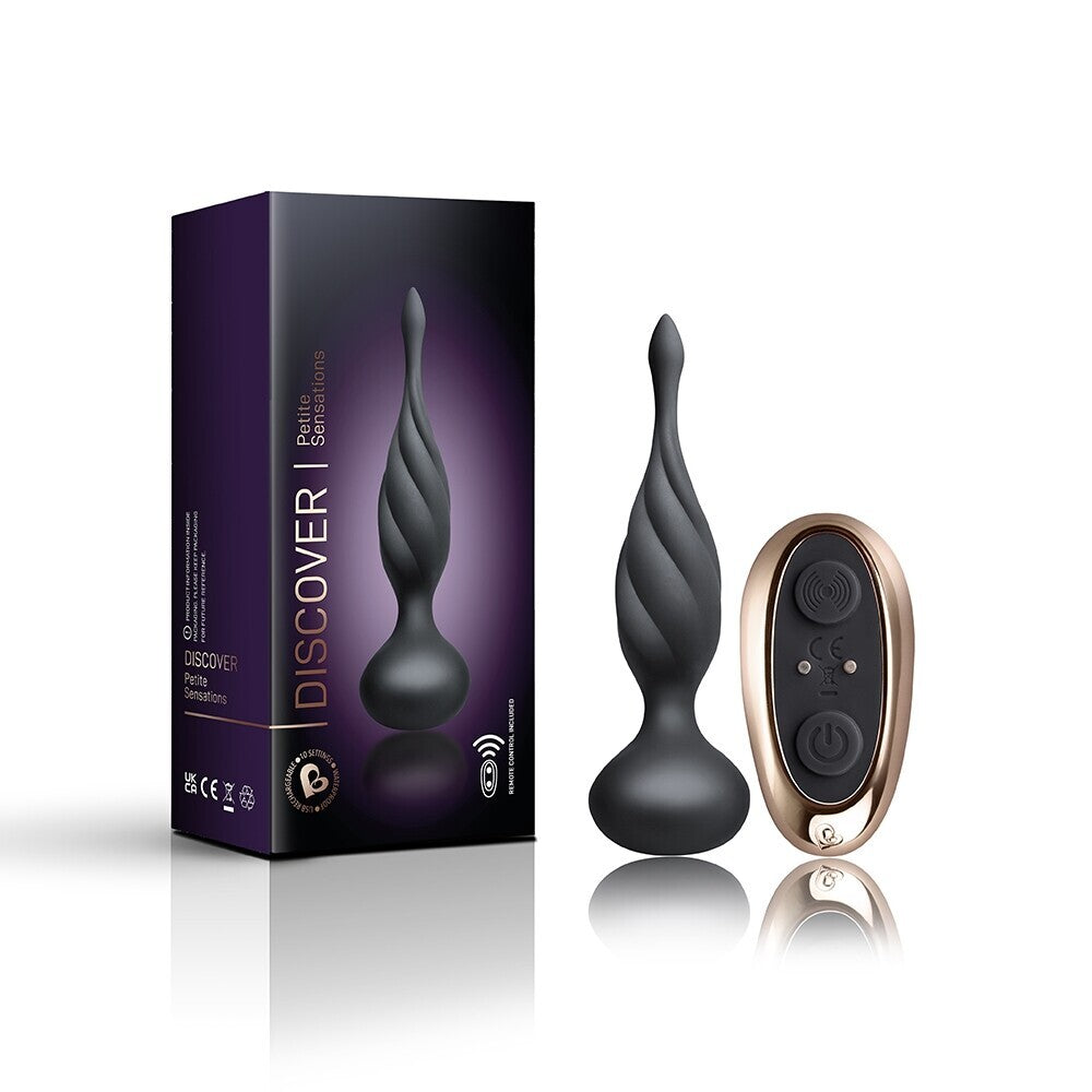 Vibrators, Sex Toy Kits and Sex Toys at Cloud9Adults - Rocks Off Petite Sensations Discover Butt Plug Black - Buy Sex Toys Online