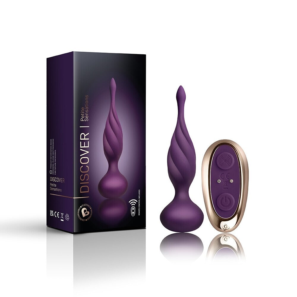 Vibrators, Sex Toy Kits and Sex Toys at Cloud9Adults - Rocks Off Petite Sensations Discover Butt Plug Purple - Buy Sex Toys Online