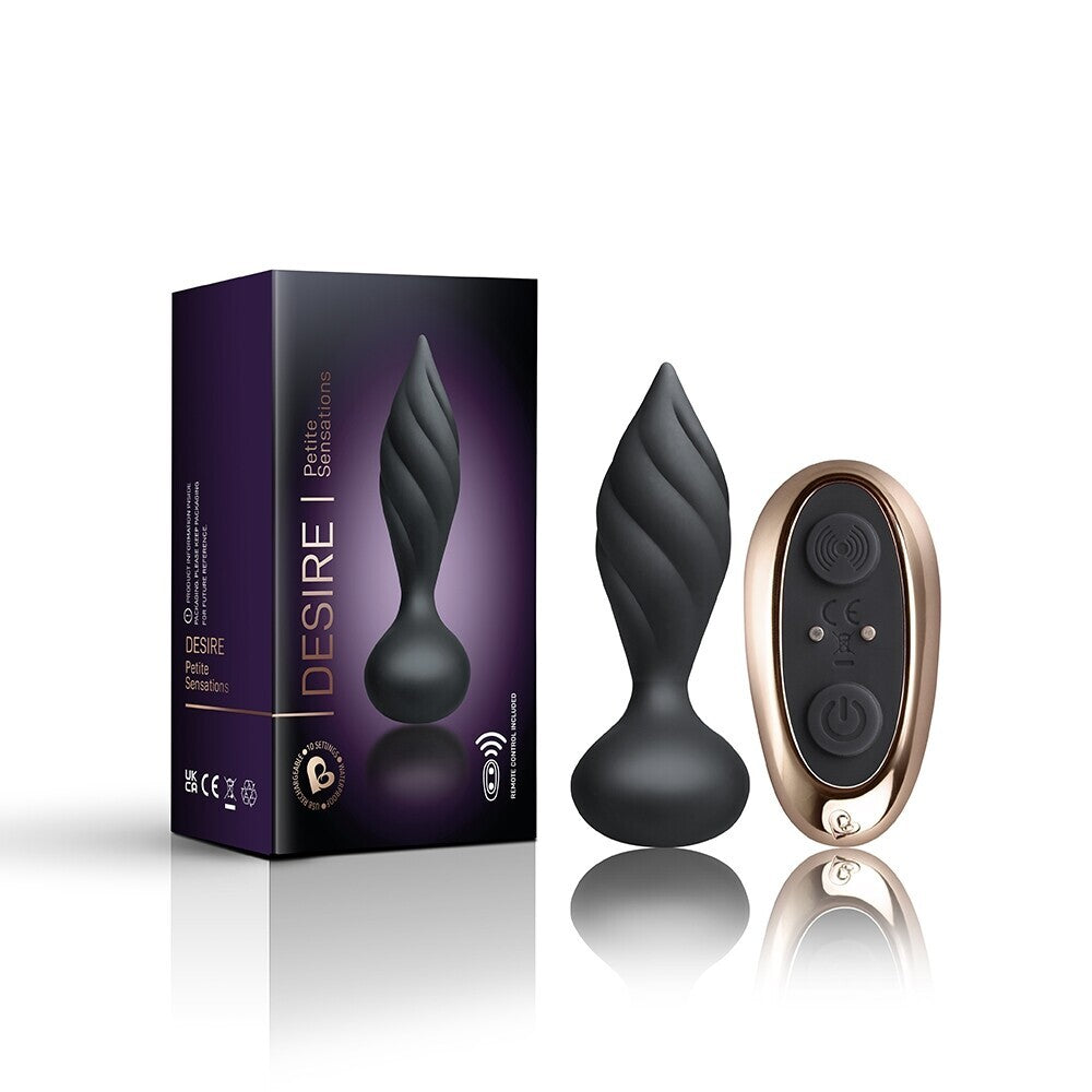 Vibrators, Sex Toy Kits and Sex Toys at Cloud9Adults - Rocks Off Petite Sensations Desire Butt Plug Black - Buy Sex Toys Online