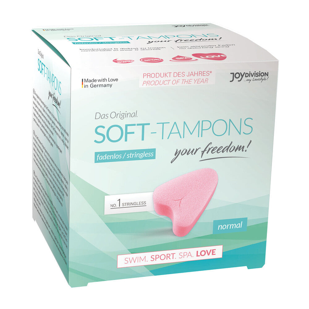 Vibrators, Sex Toy Kits and Sex Toys at Cloud9Adults - Stringless Original Soft Tampons Normal 3 Pieces - Buy Sex Toys Online