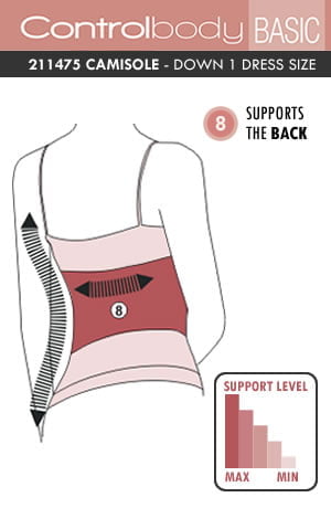 Vibrators, Sex Toy Kits and Sex Toys at Cloud9Adults - Control Body 211475 Shaping Camisole Bianco - Buy Sex Toys Online