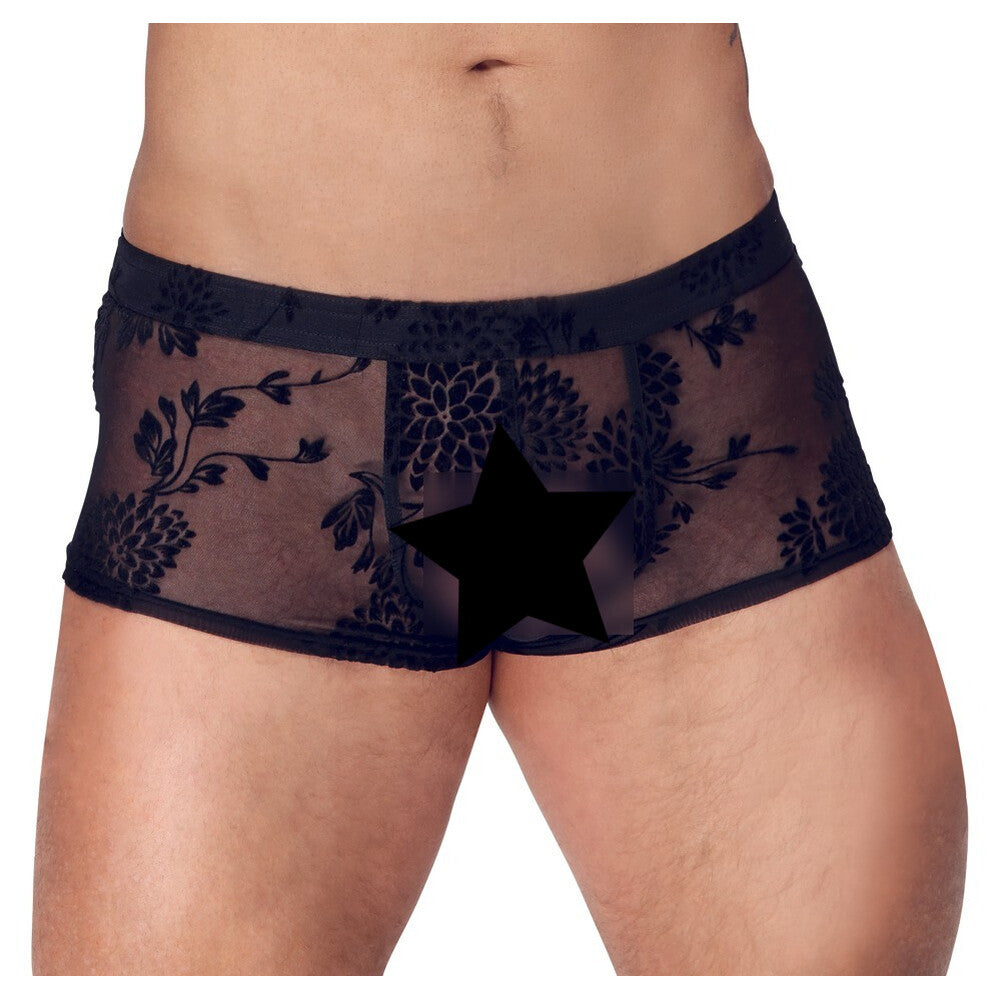 Vibrators, Sex Toy Kits and Sex Toys at Cloud9Adults - Noir Sheer Floral Lace Pants - Buy Sex Toys Online