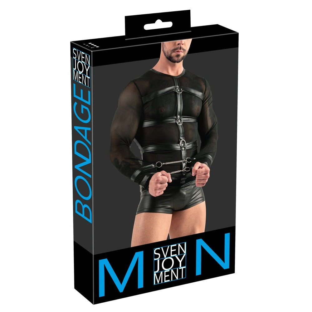 Vibrators, Sex Toy Kits and Sex Toys at Cloud9Adults - Svenjoyment Long Sleeved Top With Harness And Restraints - Buy Sex Toys Online