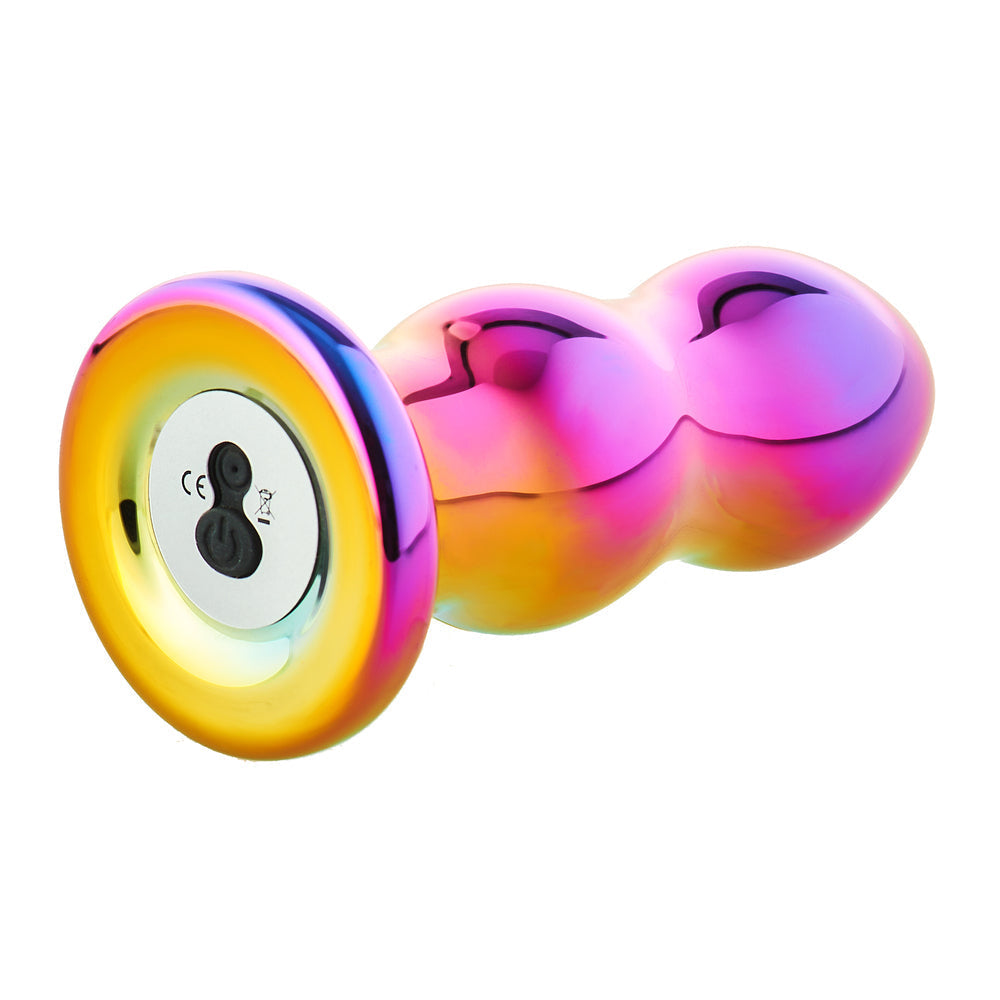 Vibrators, Sex Toy Kits and Sex Toys at Cloud9Adults - Glamour Glass Remote Control Curved Butt Plug - Buy Sex Toys Online